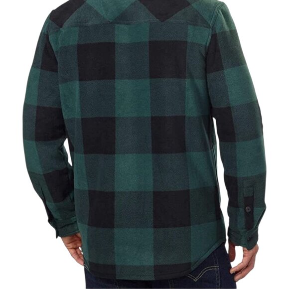 Freedom Foundry Men’s Super Plush Shirt Jacket Pine Grove/Green - Picture 11 of 11